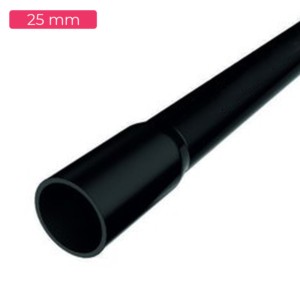 Everoplast 25mm Pipe Evero Black Non ISI Medium
