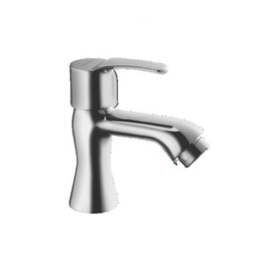 Somany Iris Single Lever Basin Mixer with Braided Hose 