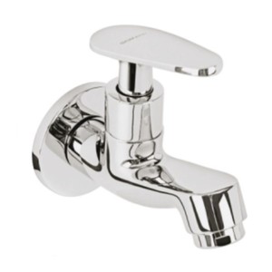 Somany Spanda Bib Tap with Wall Flange