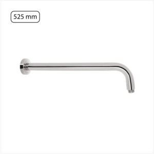 Somany Ultra Slim 525mm Round Shower Arm with Flange 