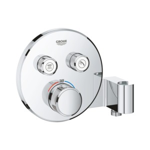 Grohe SmartControl THM 2 Outlet Round with Hand Shower