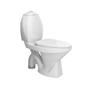 Simpolo Spice 670x385x800mm P Trap Two Piece EWC with 21015 Spice Normal Seat Cover 31003 Ceramic Cistern 35003 Spice FM Dual Flush Fitting nd 26001 Outlet Gasket Kit Soft White