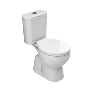 Simpolo Artik 645x370x770mm S Trap 200mm EWC with 34005 Artik Normal Seat Cover, 31005 Ceramic Cistern, 35009 Cupido Dual Flush and 26001 Outlet Gasket Kit Soft White