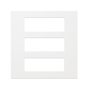 Goldmedal Bella 16M 268x155 White Jazz Cover Plates with Mounting Frames