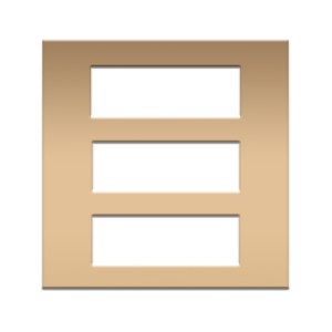 Goldmedal Bella 18M 225x224 Metalik Cover Plates with Mounting Frames