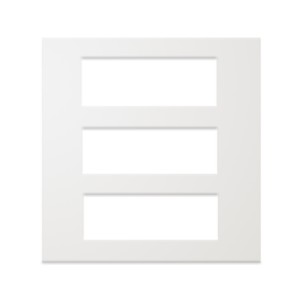 Goldmedal Bella 18M 225x224 White Jazz Cover Plates with Mounting Frames