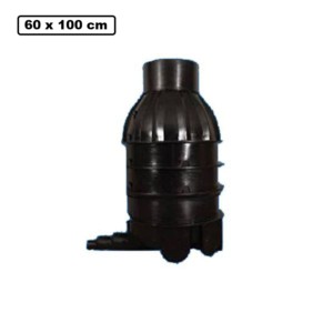 Astral Drain Hulk Single Piece 60x100cm Inspection Chamber or Manhole with 3inlets or outlets
