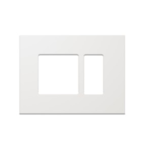 Goldmedal Cristallo 3M 115x86 White Jazz Cover Plates with Mounting Frames