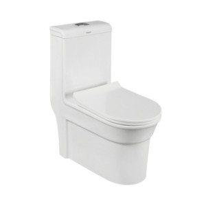 Simpolo Drago 680x370x835mm S Trap 220mm 4D Technology One Piece EWC with 43023S Soft Close Seat Cover 45023 Dual Flush