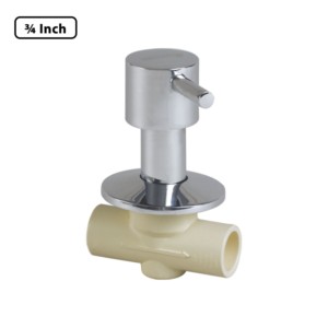 Ashirvad CPVC Short Concealed Valve 0.75inch Quarter Turn Spindle Flora