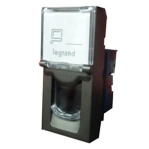 Legrand Arteor Information socket category 6 UTP 1 module Square Magnesium