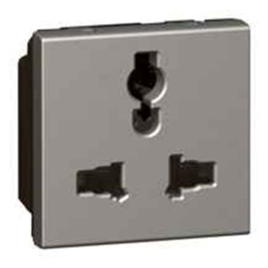 Legrand Arteor 25A socket 2 module Square Magnesium