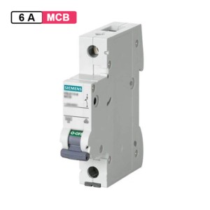 Siemens MCB 6A 1P 240/415V AC