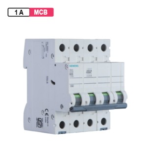 Siemens MCB 1A 4P 415V AC