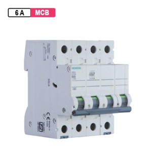 Siemens MCB 6A 4P 415V AC