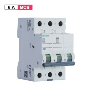 Siemens MCB 6A 3P 415V AC