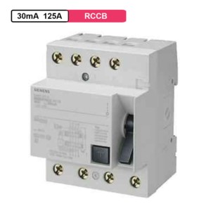 Siemens RCCB 4Pole 30mA 125A 240/415VAC 50Hz AC