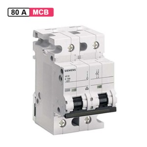 Siemens MCB 2 Pole 80A Un 230/400V 