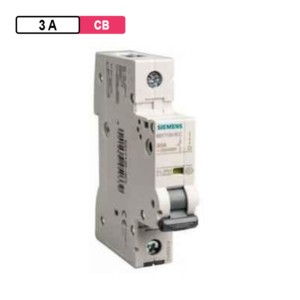 Siemens CB 3A 1P 230/400V AC 1MW