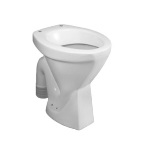 Simpolo Spice 560x350x390mm S Trap 55mm EWC with 61001J Jet Spray Seat Cover Soft White