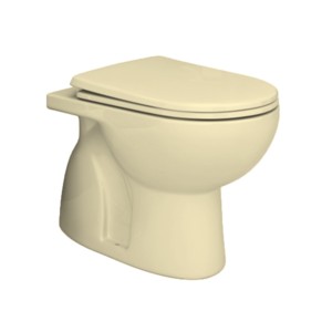 Simpolo Selvo 560x360x390mm S Trap 90mm Concealed ISI EWC with 21014S Soft Close Seat Cover Ivory