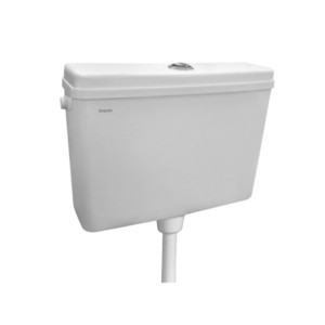 Simpolo Veneto 465x130x390mm Dual Flush Cistern with Internal Fitting Soft White