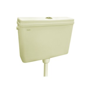 Simpolo Veneto 465x130x390mm Dual Flush Cistern with Internal Fitting Ivory