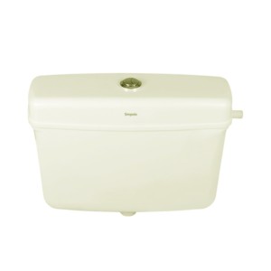 Simpolo Marfil 487x160x400mm Dual Flush Cistern ISI with internal Fitting Ivory