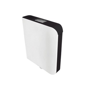 Simpolo Albero 360x90x440mm W Black Duo Tone Dual Flush Cistern with internal Fitting