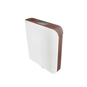 Simpolo Albero 360x90x440mm W Brown Duo Tone Dual Flush Cistern with internal Fitting