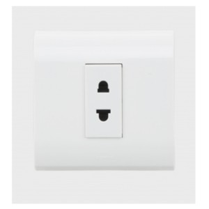 Legrand Myrius 6/16A 2 Pin Euro US Socket 1 module 230V White