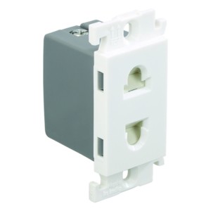 Legrand Mylinc Euro US socket 6/16A 2 pin 1 module