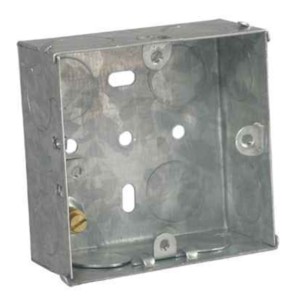 Legrand Arteor Metal flush mounting box 1/2 module