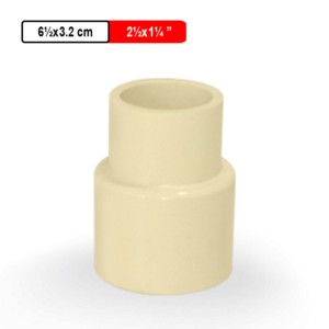 Ashirvad CPVC Reducer Coupler SCH 40 - 2.5x1.25Inch