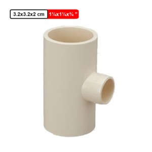 Ashirvad CPVC Reducer Tee 1.25x1.25x0.75Inch