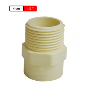 Ashirvad CPVC Male Adapter Plastic Threaded MAPT 1.5Inch