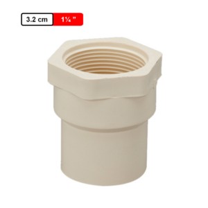 Ashirvad CPVC Female Adapter Plastic Threaded FAPT 1.25Inch