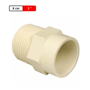 Ashirvad CPVC Male Adapter Plastic Threaded - MAPT SCH 80 - 3Inch