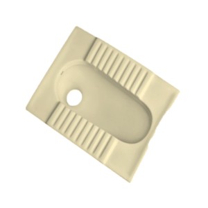 Simpolo Orissa 21inch BR 540x425x290mm Squatting Pan Ivory