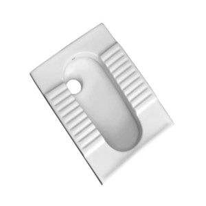 Simpolo Orissa 21inch OR 540x425x290mm Squatting Pan Soft White