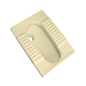 Simpolo Orissa 23inch BR 580x440x305mm Squatting Pan Ivory