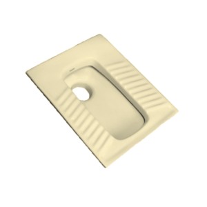 Simpolo CT Pan 20inch OR 535x445x180mm Squatting Pan Ivory