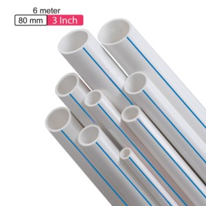 APL Apollo UPVC Pipe 3inch 80mm 6meter SCH40 Plain End