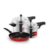 Blueberry Pressure Cooker Cookmate 5L & 3L + Fry Pan 240 Combo