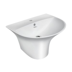 Hindware Kylis 58x48x40 Integrated Wash Basin Pastel