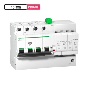 Schneider Electric Acti 9 iQuick PRD20r 3P+N 18mm 7.5M