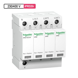 Schneider Electric Acti 9 Surge Arresters iPRD20r 230/400V 3P+N 18mm 4M