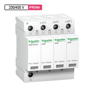 Schneider Electric Acti 9 Surge Arresters iPRD40r 230/400V 3P+N 18mm 4M