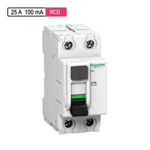 Schneider Electric Acti 9 AC RCD 25A 100mA 18mm 2M 2Pole xID