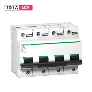 Schneider Electric Acti 9 AC MCB 100A 6M 4Pole 10kA C120N